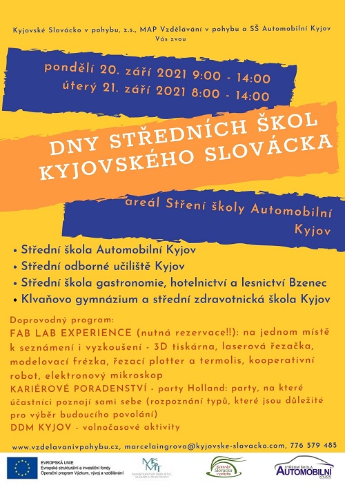 Dny Středních škol Kyjovského Slovácka