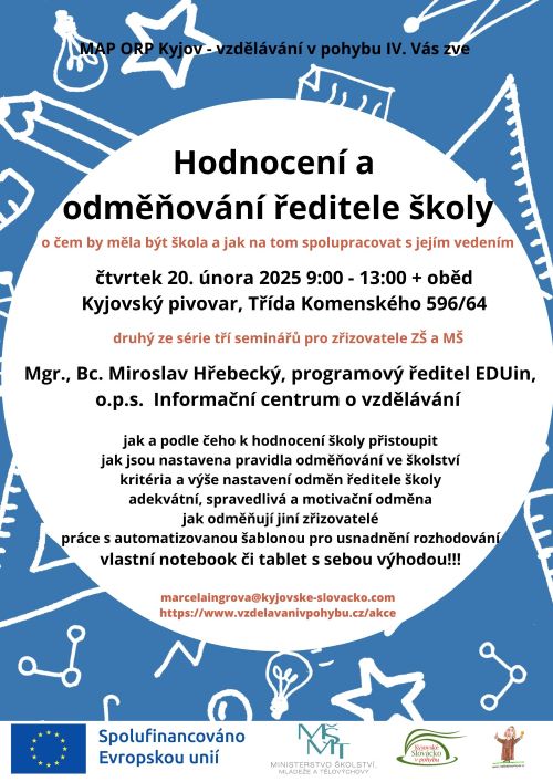 Hodnocení a odměňování ředitele školy